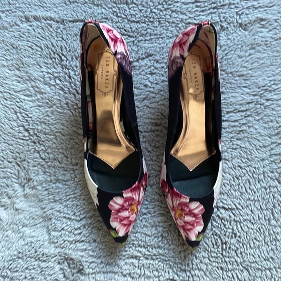 ted baker floral pumps heels - Picture 6 of 14